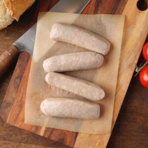 rabbit and ginger sausage