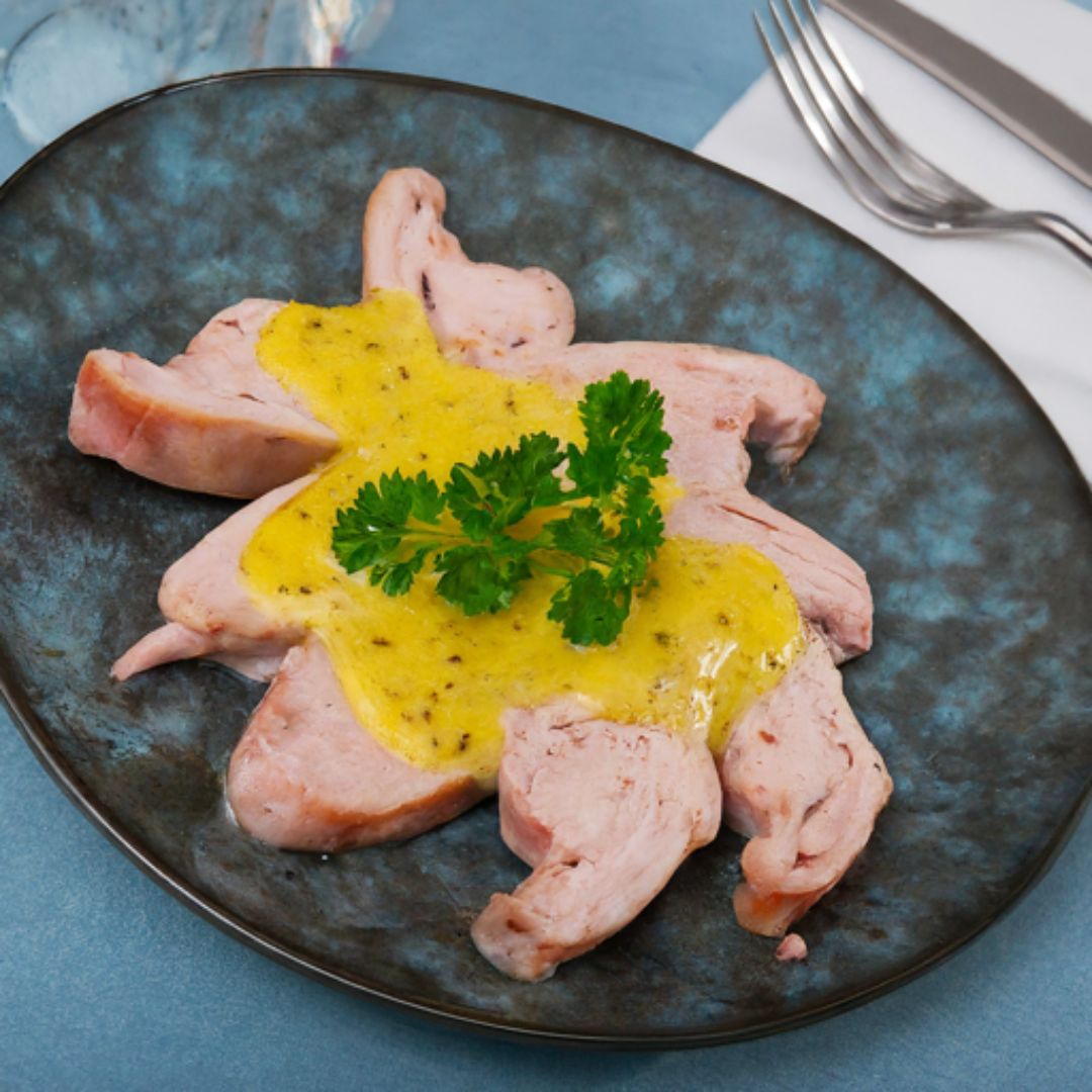 Herb-Crusted Sous Vide Rabbit Loin with Lemon Dijon Sauce: A Restaurant-Worthy Meal at Home