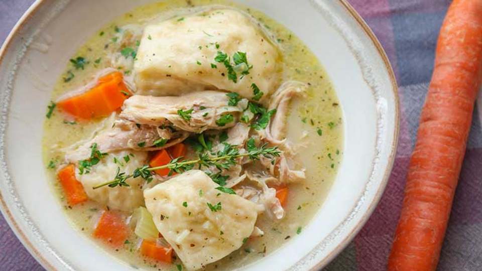 Rabbit and dumplings